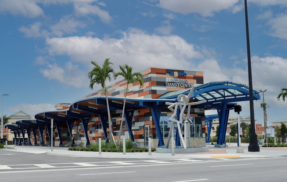 Lauderhill Transit Center Attains Coveted LEEDv4 Transit Station Gold Certification