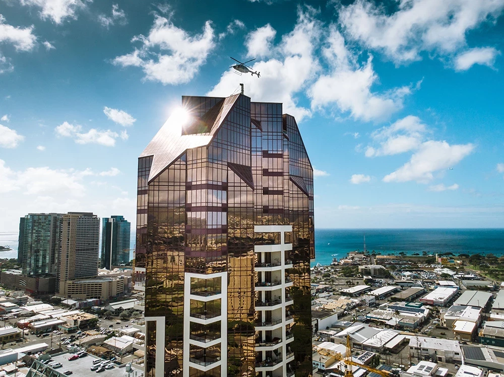 Imperial Plaza glazing restoration