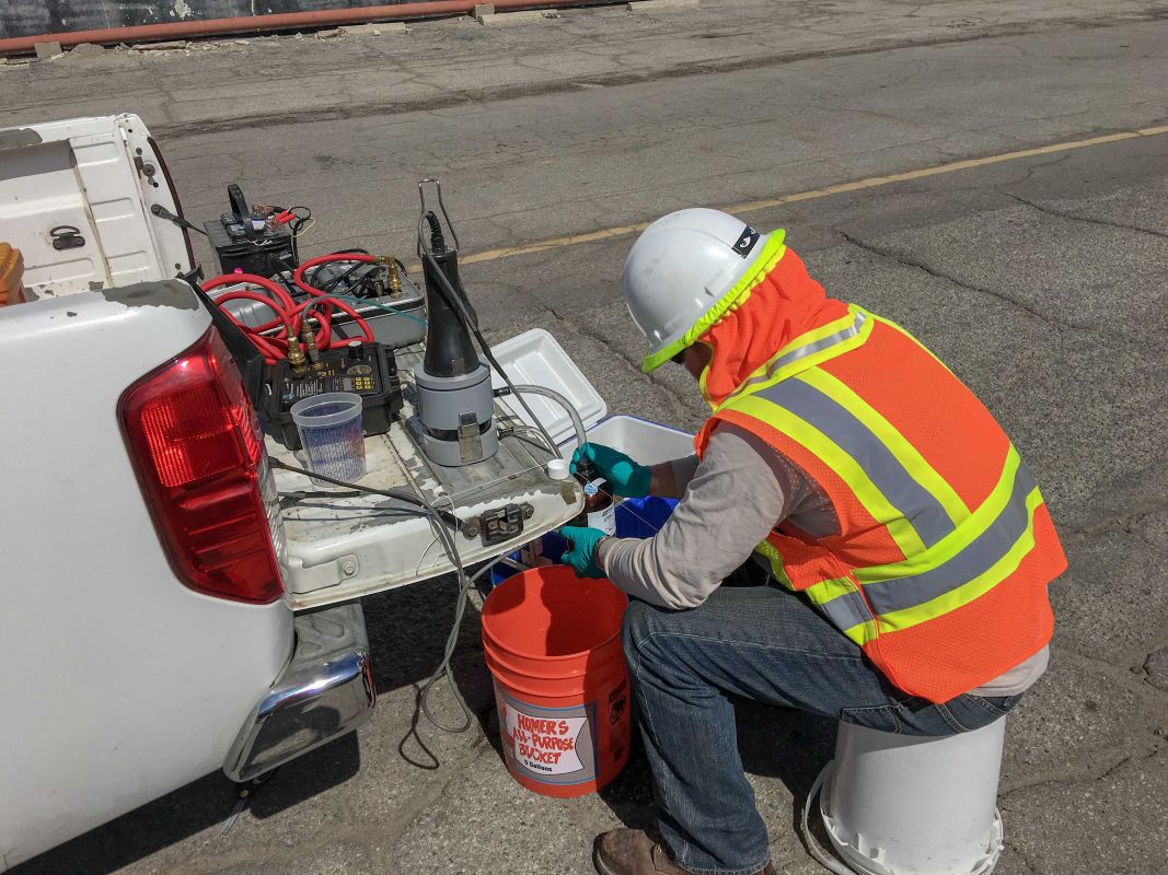 environmental risk assessment groundwater sampling