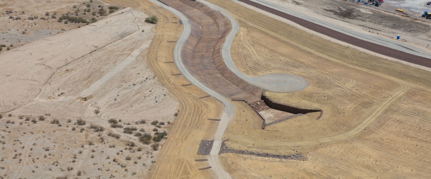 White Tanks flood structure geotechnical materials testing