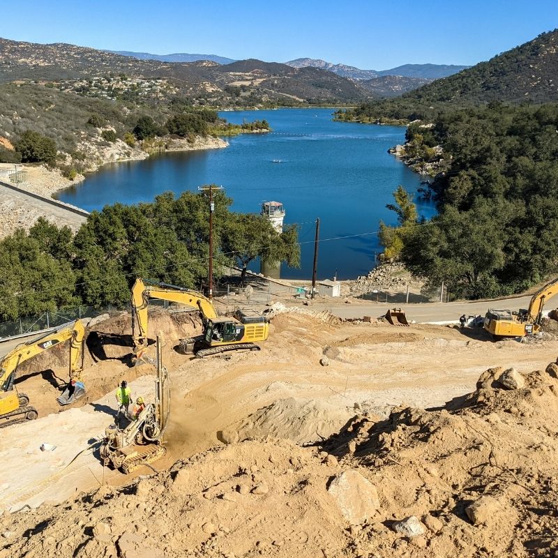 geotechnical engineering for Oakvale Road realignment