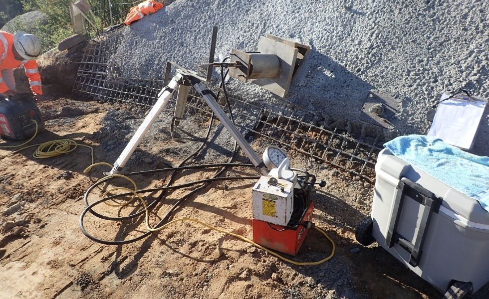 concrete and asphalt testing for road construction in California