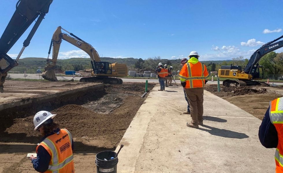 geotechnical engineers working on Davis Aqueduct construction in Utah