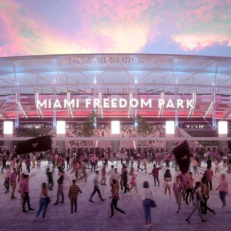 Facade of Miami Freedom Park 