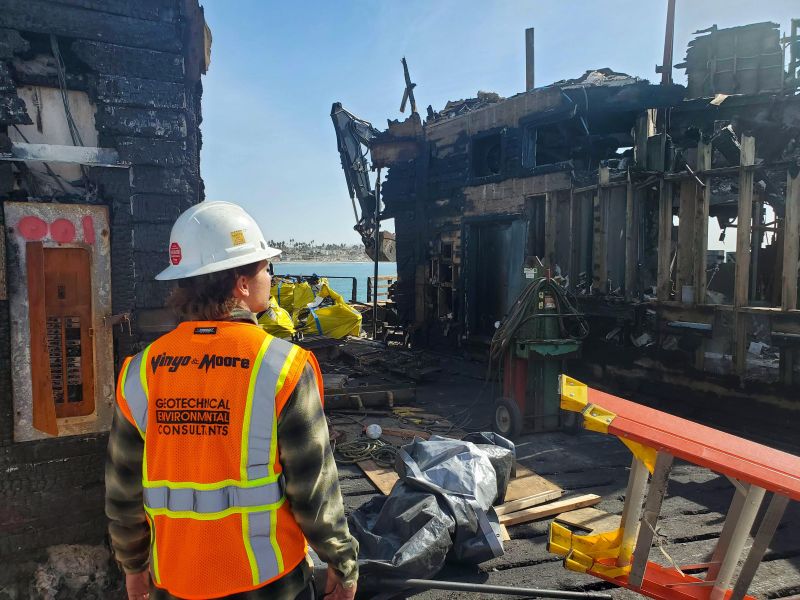oceanside pier demolition oversight, california