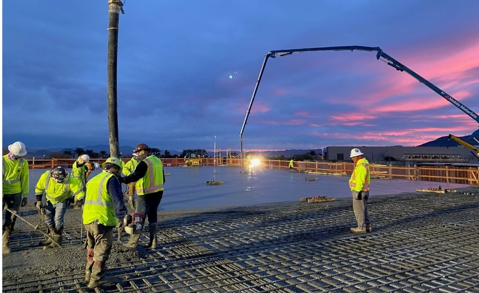 Henderson Events Center, Construction framing Canopy structure Steel framework