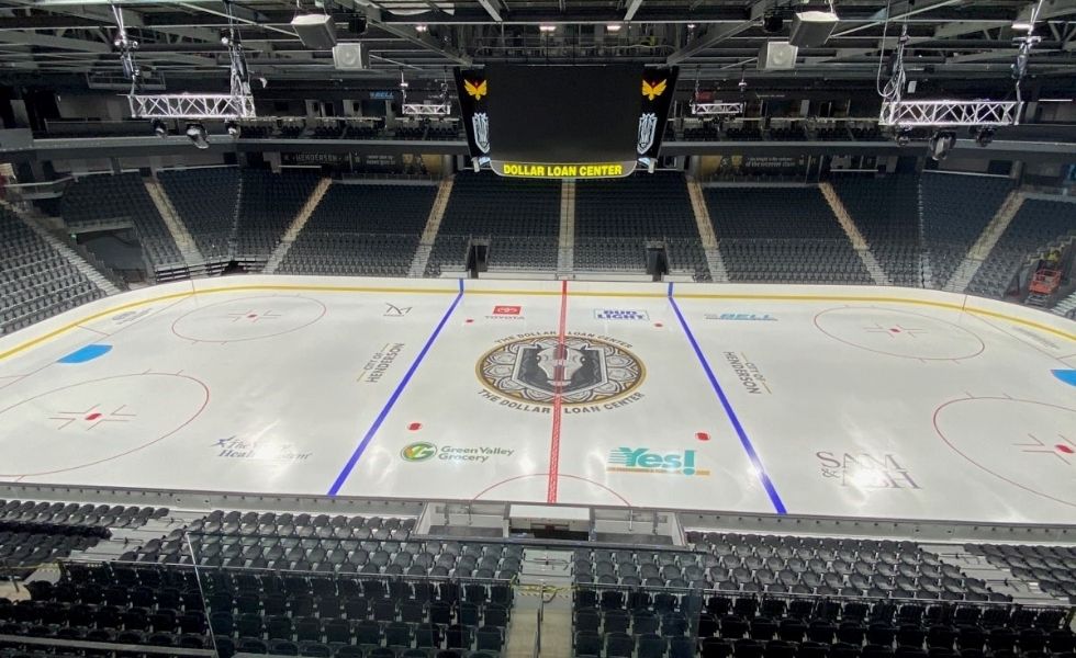 Henderson Events Center, Canopy construction, Steel framing, Safety scaffolding