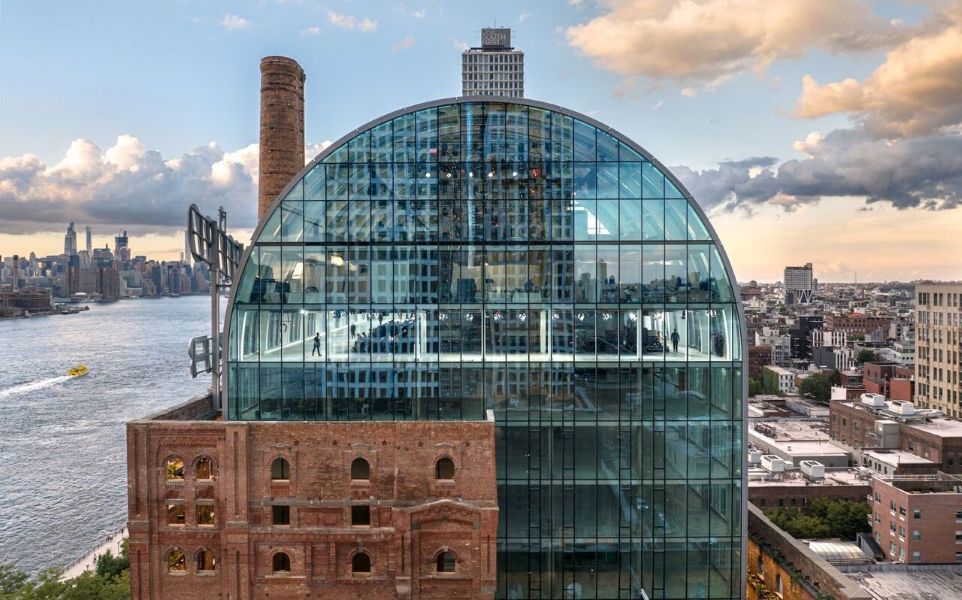 Domino Sugar Refinery glazed Atrium