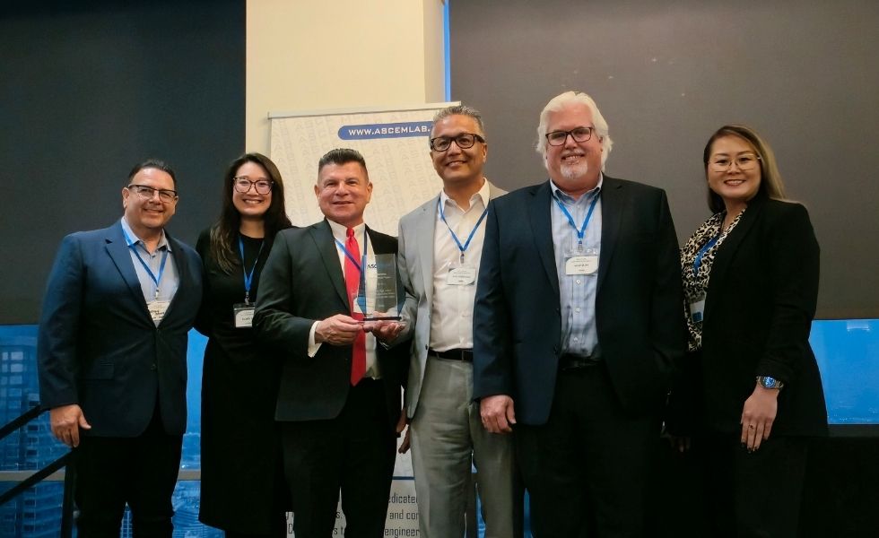 SOCOTEC team at ASCE MLAB award Compton Highschool geotechnical services