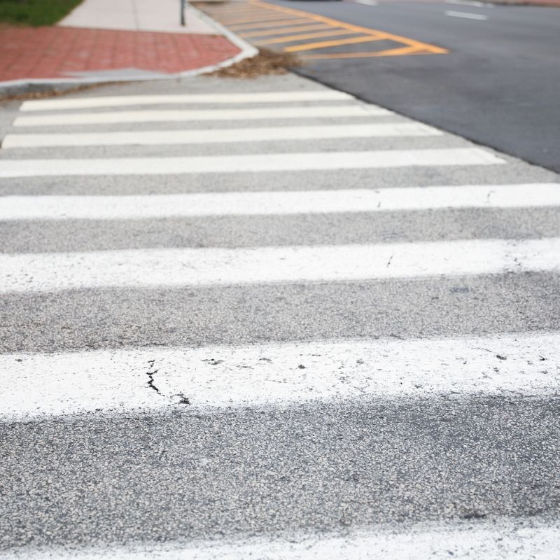 Pedestrian crosswalk improvement supporting Philadelphia's Vision Zero initiative under the Department of Streets On-Call GES Program.
