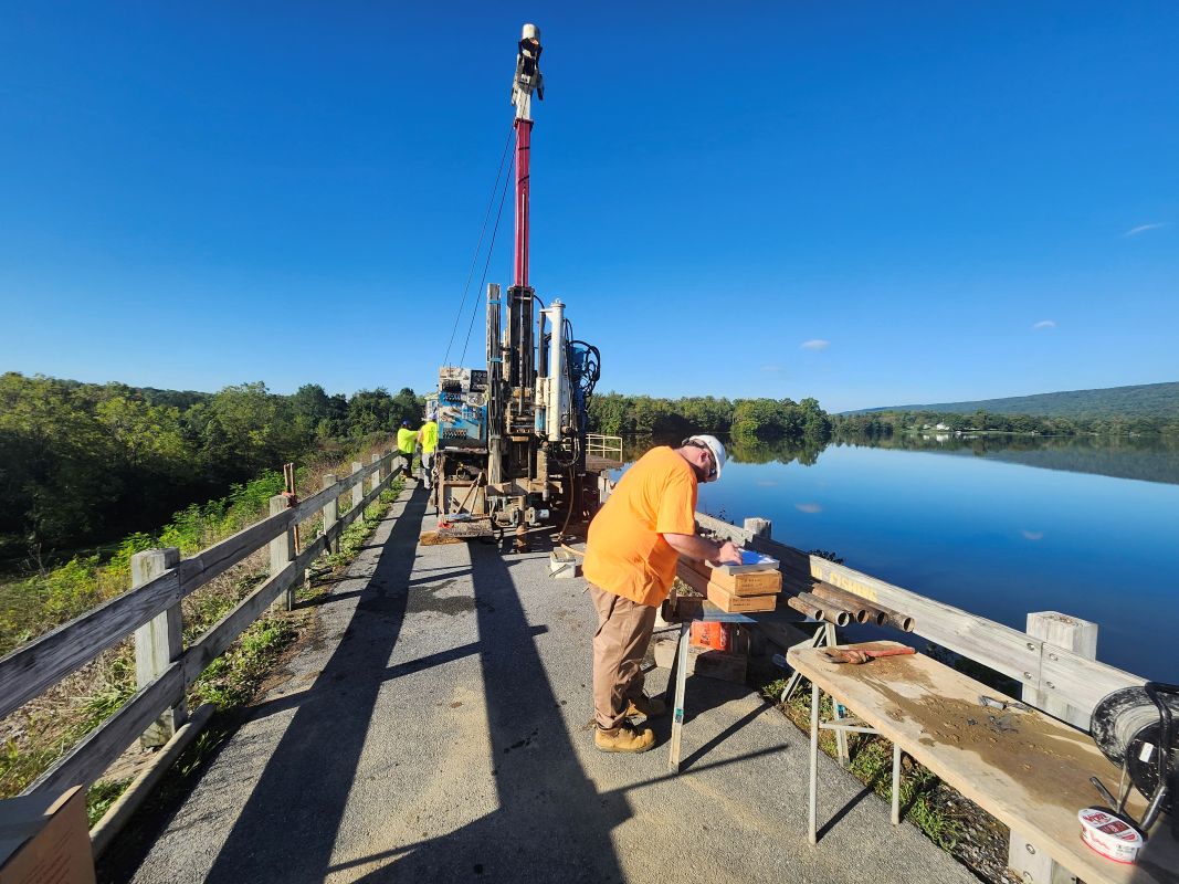 Memorial Lake Dam upgrade Pennsylvania geotechnical invetsigation