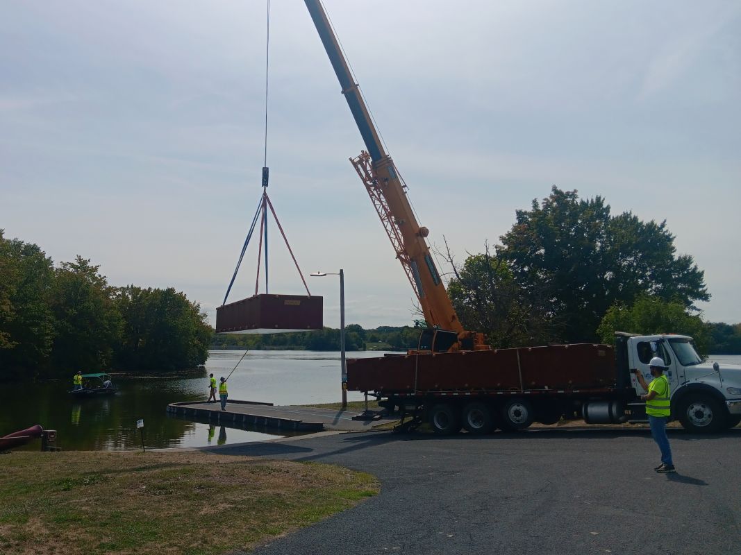 Memorial Lake Dam upgrade Pennsylvania construction oversight