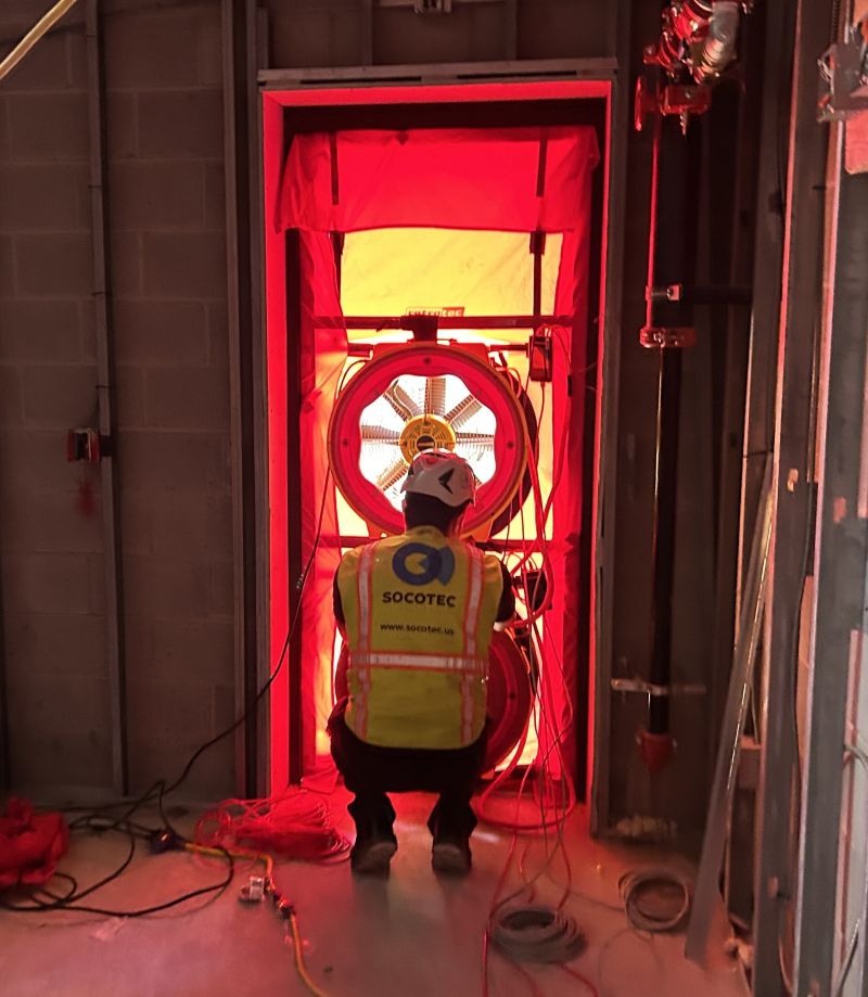 Air leakage testing in Boston - building energy performance consulting