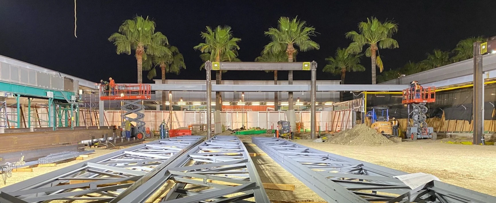 Long beach airport, banner