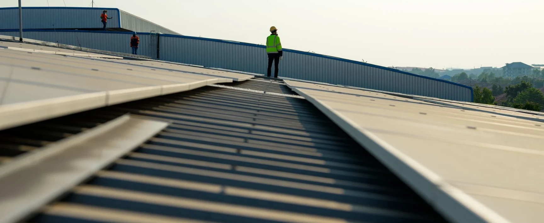 Forensic roof inspection by roof inspector for insurance claim