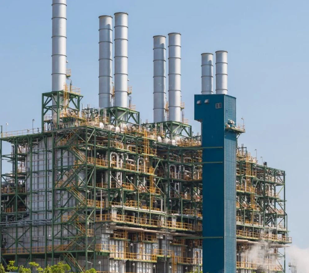 power plant stack