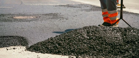 asphalt pavement materials testing, construction site