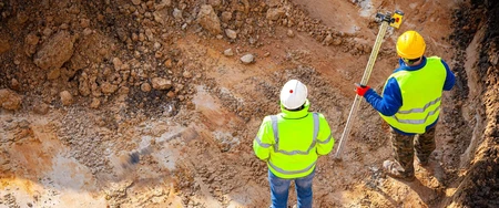 Banner-Geotechnical Survey at a Construction Project Site