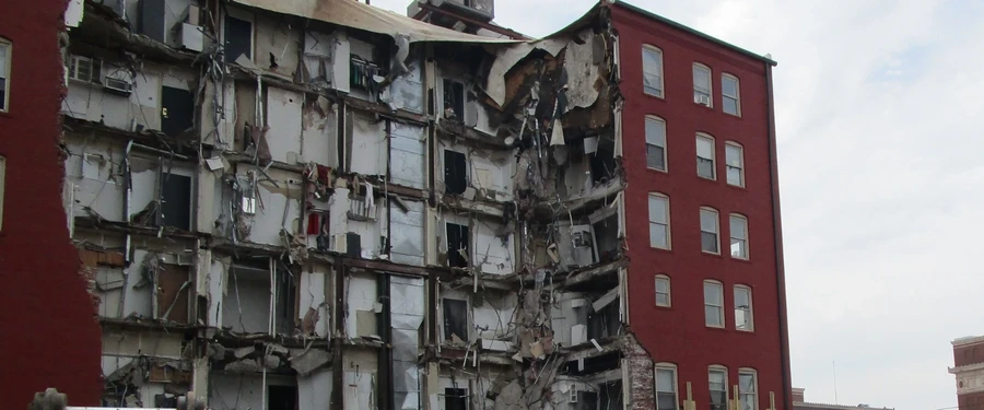 the Davenport Building collapsed