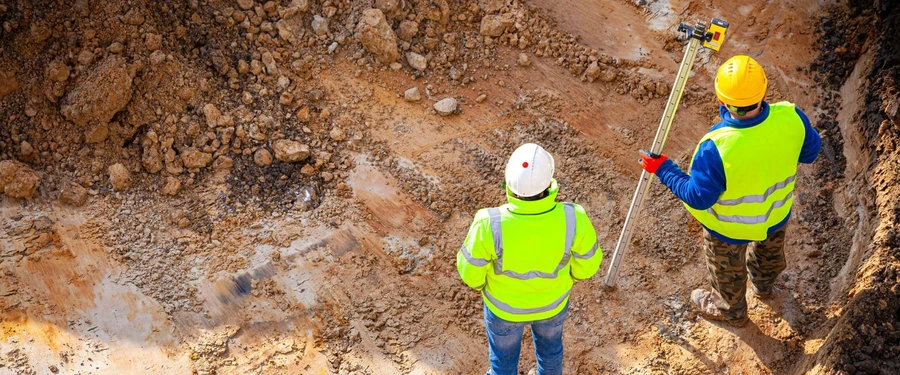Banner-Geotechnical Survey at a Construction Project Site