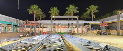 Long beach airport, banner