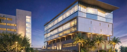 HWCOM Helen and Jacob Shaham Academic Medical Center rendering - LEED certification Miami Florida
