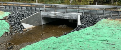SR 3002 Culvert Replacement, PA: infrastructure assessment and inspection activities associated with culvert replacement and roadway drainage system improvements.